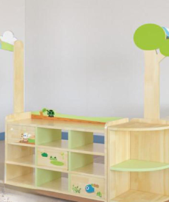 Tủ kệ gỗ bán hàng cho bé HNC-3A2- Sản phẩm giáo dục và giải trí phát triển kỹ năng sống